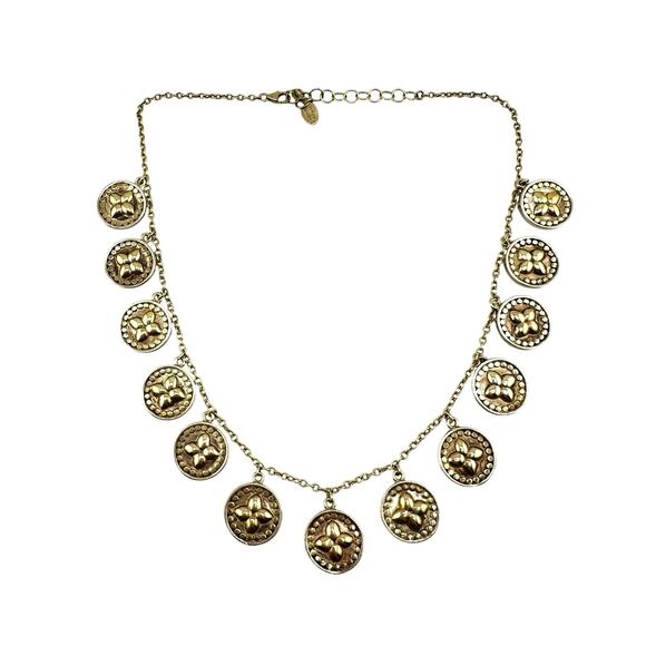 Anna Beck 925 Sterling Silver Lucky 13 Gold Plated Coin...